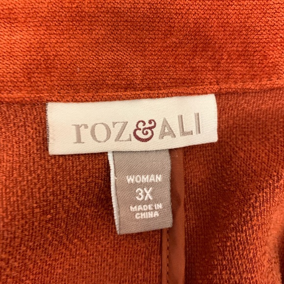 Fox &Ali faux suede rust jacket , size 3x - Picture 5 of 6